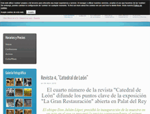 Tablet Screenshot of catedraldeleon.org